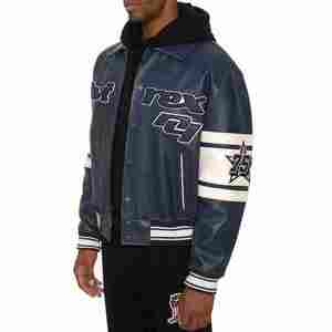 Ropa de otoño, chaqueta informal de cuero genuino de alta calidad para hombre, logotipo bordado personalizado, diseñador, chaquetas puras de talla grande para hombre - Product Image 4