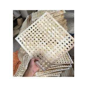 ตะแกรงไม้ไผ่ธรรมชาติแขวนผนังไม้ไผ่ทอเป็นมิตรต่อสิ่งแวดล้อม - Product Image 1