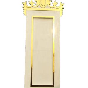 Arche carrée en métal forgé pour mariage, support de rideau en fer, étagère en fil à fleurs pour fêtes, événements, décorations de mariage, bricolage - Product Image 1