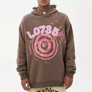 Sudadera con Capucha de Forro Polar Cálido Estampado y Bordado, Mezcla de Poliéster/Algodón, Transpirable, Elegante, Suave, con Logotipo Personalizado, Manga Larga, Tendencia de Moda - Product Image 6