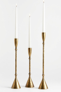 Candelabro de Lujo Dorado para Velas Cónicas, Portavelas de Metal de Latón/Aluminio para Centro de Mesa de Boda, Decoración del Hogar, Fiestas - Product Image 3