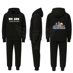 Conjunto de Sudadera con Capucha y Pantalones Deportivos con Estampado Gráfico Personalizado al por Mayor de Vancouver Tracksuit para Hombre - Product Image 1