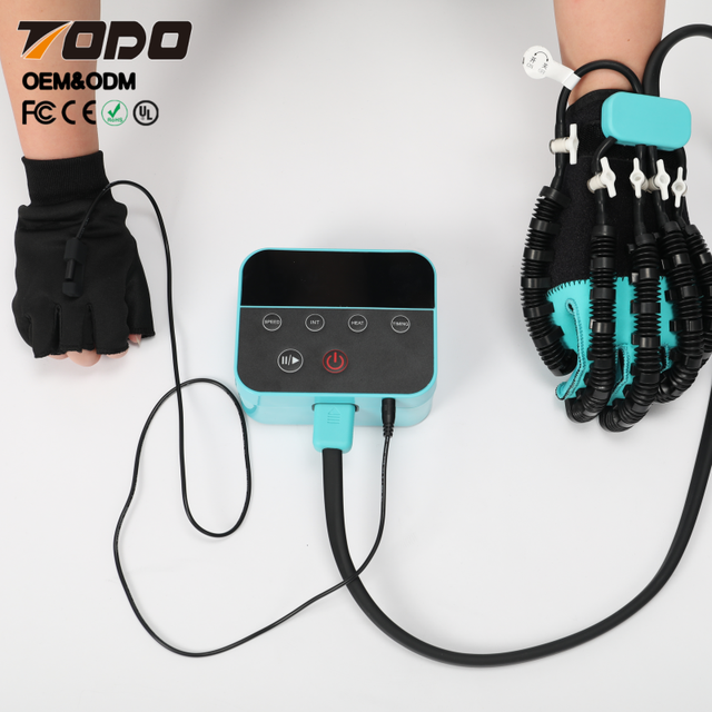 Robotic Glove for Stroke Rehab Adjustable Speed & Strength Heating Plastic & Cloth Material 1-Year Warranty