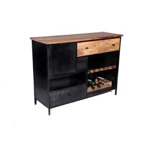 New Type Wooden Bar Cabinet Home Furniture Customize Modular Vintage Solid Wood Wine Cellar Cabinet Retro wine Rack