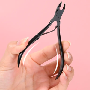 ANAAIF Home Salon Nail Cuticle Trimmer Outil de manucure en acier inoxydable pour pinces à ongles Pédicure Couleur noire Utilisation sur les doigts - Product Image 6