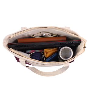 Sac fourre-tout de bureau pour femme en toile de coton grande capacité, idéal pour le quotidien, les voyages, le transport de vêtements et le shopping – Offre spéciale - Product Image 4