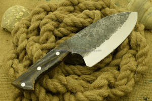 Couteaux de couperet damas directs d'usine meilleure vente couteau de couperet de cuisine en acier damas avec manche en bois - Product Image 2