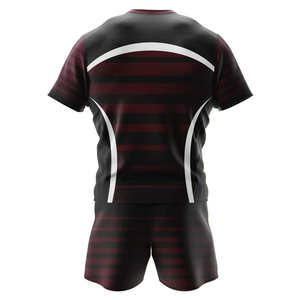 Vente en gros, nouvel arrivage, uniforme de rugby bon marché, chemise et short, uniforme d'équipe sportif avec impression par sublimation et sublimation - Product Image 2