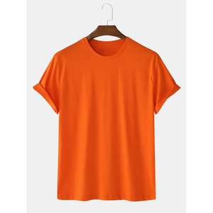 T-shirt 100% coton pour hommes T-shirts pour filles garçons de la meilleure qualité unisexe Gym Sports Wear Casual Tshirts à vendre - Product Image 5
