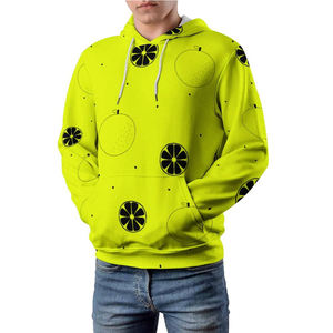 Sweats à capuche de mode vert clair 100% polyester pour hommes impression numérique vêtements d'hiver populaires prix d'usine sweat à capuche imprimé par sublimation - Product Image 5