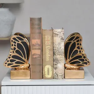 Sculpture d'animal en aluminium plaqué or, faite à la main, de luxe, décoration d'intérieur moderne antique, statue pour salon, polie - Product Image 1