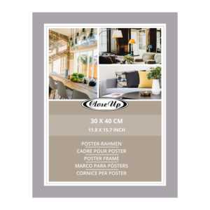 Cadre photo en aluminium et alliage argenté de 30 mm de largeur de profil, 30 x 40 cm, format A2/A4, pour un usage décoratif - Product Image 2