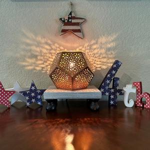 Décoration de table en bois en forme de cœur Art Déco pour la Saint-Valentin, cadeau romantique pour les mariages et les célébrations du Ramadan - Product Image 2