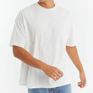 Camiseta para Hombre en 100% Algodón con Corte Holgado, Hombros Caídos y Logotipo Personalizado, Ideal para Ropa Casual Premium - Product Image 5