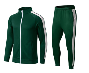 Ropa deportiva informal para exteriores, conjunto de ropa de gimnasio para hombre, pantalones de chándal con capucha al por mayor, chándal con logotipo personalizado bordado en blanco para hombre - Product Image 1