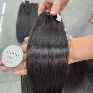 12A Super doble dibujado crudo vietnamita Paquete de cabello de un solo donante SDD hueso recto crudo cutícula alineada paquetes de cabello - Product Image 3