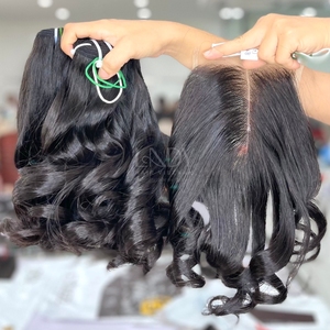 ช่อผมมนุษย์หยักศกสีธรรมชาติจาก100% เวียดนาม - Product Image 4