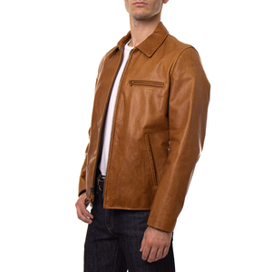 Qualité supérieure Meilleur prix Veste en cuir de mouton vintage pour homme personnalisée Veste en cuir vintage nouvelle mode entièrement personnalisée - Product Image 2