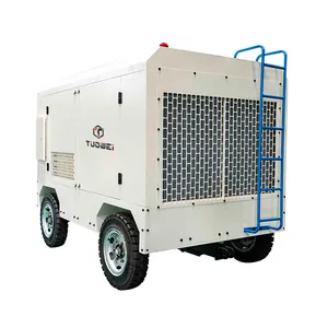 New Product 160kw 7bar Two Stage PM Energy Saving Electric Mobile Rotary Screw Air Compressor for Construction Projects