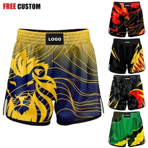 ชุดชกมวยสำหรับทุกเพศกางเกงขาสั้นโลโก้ออกแบบได้ตามต้องการ - Product Image 1