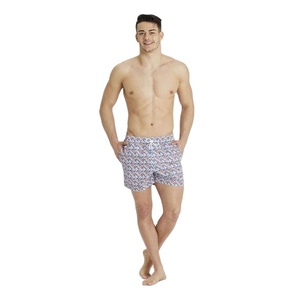 Shorts de bain pour hommes de qualité supérieure, séchage rapide, polyester respirant, shorts de surf d'été, taille élastique, vêtements de bain décontractés, OEM, étiquette privée - Product Image 1