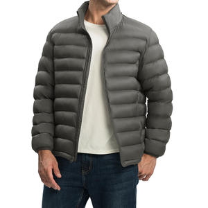 Chaqueta de Plumón para Hombre de Talla Grande, Diseño de Burbuja, Abrigo de Invierno, Cálido y Esencial, de Poliéster y Lona, Directo de Fábrica - Product Image 3