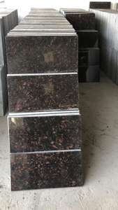 แผ่นหินแกรนิตสีน้ำตาลน้ำตาลขัดการออกแบบที่ทันสมัยรูปแบบแผ่นใหญ่ - Product Image 4