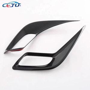 Kits de carrocería de coche con aspecto de fibra de carbono ABS, parachoques trasero, luz antiniebla, tapas de cubierta de lámpara para Toyota Corolla Cross X SUV XG10 2020-2025 - Product Image 2