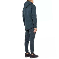 Ensemble de survêtements et sweats à capuche pour hommes en coton épais de haute qualité, motif uni avec logo imprimé, collection hiver