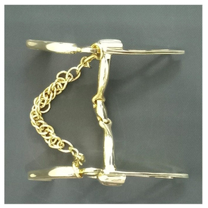 Bocado de Equitación de Latón de Lujo, Estilo Pistola Occidental, Único y Personalizado, Arneses Ecuestres Hechos a Mano, Bocado Occidental para Caballos - Product Image 2