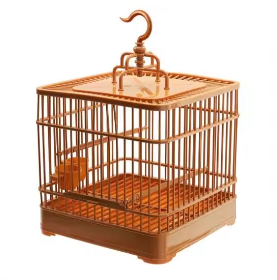 antique wood cage