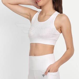 Best Quality Light Weight <b>Sports</b> <b>Bra</b> New Design <b>White</b> Color <b>Sports</b> <b>Bra</b> Wholesale Price <b>Sports</b> <b>Bra</b> - Product Image 4