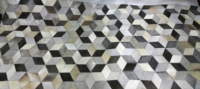 Alfombra Moderna de Lujo para Hotel, Bordada a Mano, de Pelo Corto, de Cuero Genuino de Alta Calidad, Antideslizante, Apta para Mascotas
