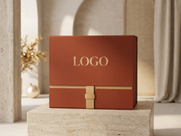 Ensemble cadeau de bougies parfumées de Noël de luxe, bougies en forme de cône spiralé, revêtement UV, gaufrage, boîte personnalisée avec logo pour les fêtes