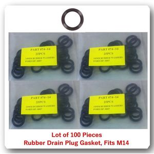 LOT 100 DP7414 RUBAN DE CAOUTCHOUC POUR Bouchon de vidange d'huile, rondelles et joints 14MM Compatible avec : Ford & - Product Image 1