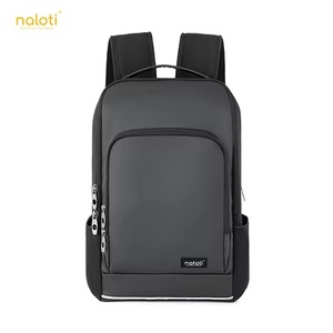 NATOLI VITALITY B12 New Fashion Unisex Laptop <b>Backpack</b> High Quality Polyester Zipper Closure <b>Black</b> <b>Waterproof</b> Excellent - Product Image 1