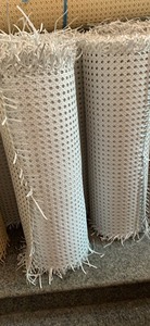 High Quality Semi-Bleached Open Mess Roll Square <b>Rattan</b> Mesh <b>Webbing</b> +84815570479 - Product Image 5