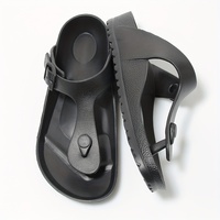 Confortable sans lacet Design avec Clip Toe Plate-forme polyvalente EVA Chaussures Chic Pantoufles pour femmes Tongs pour tenue décontractée