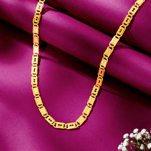 Cadena de Oro Opulenta con Forma de Arco para Regalo de Aniversario - Product Image 1