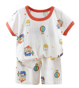 Ensemble de vêtements pour garçon 2025, 100% coton, motif géométrique, décontracté, service OEM, production en gros du Bangladesh - Product Image 3