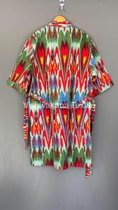 Chaqueta Kantha Acolchada Hecha a Mano, 100% Algodón, Estampado Floral, Kimono Japonés, Estilo Bohemio, Ecológico, para Invierno - Product Image 5