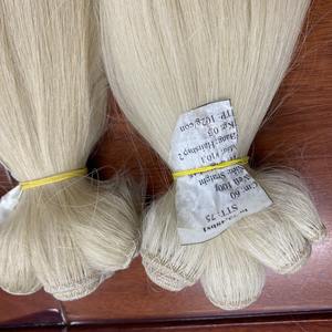 วิกผมแท้แบบสองสีสำหรับต่อผมมนุษย์แบบไม่ผ่านการแปรรูปผมคนแท้แบบสองชั้น - Product Image 4