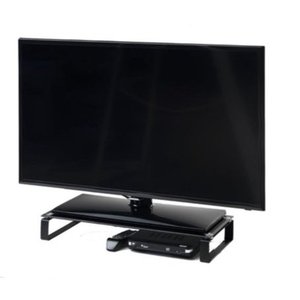Ciatti AF200 Black TV Monitor Stand <b>Desk</b> 20 Kg Capacity Storage <b>Shelves</b> & Units - Product Image 2