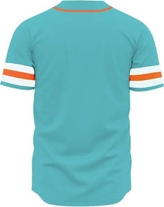 Ventes en gros de maillots de baseball imprimés par sublimation, ensembles personnalisés, couleurs et logos personnalisés, respirants, vente chaude, chemises de baseball décontractées personnalisées - Product Image 2