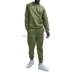 Ropa deportiva de gimnasio ecológica para hombre a la moda al por mayor, chándal polar cálido de invierno, buena venta, trotar de talla grande - Product Image 1