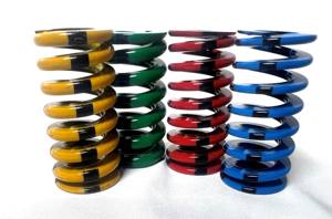 Mollificio Bordignon Die <b>Spring</b> 1S Oval Cross Section with Light Load Capacity Housing : 1/2 Rod : 9/32 Free length : 1 1/4 inch - Product Image 5