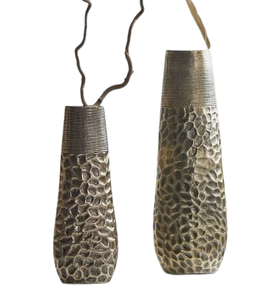 Haute vente sur mesure métal fleur Vase Vintage argent fini fête de mariage décoration de table Style Design côtier - Product Image 2