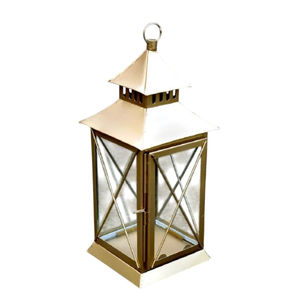 Lanterne en métal rouge pour décoration de Noël, design moderne, à suspendre ou à poser, pour intérieur et extérieur, en promotion - Product Image 4