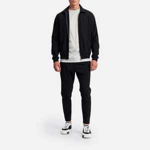 Nouvel arrivage : Ensemble de survêtement évasé pour homme, haute qualité, respirant, manches longues, streetwear, jogging, tenue de sport décontractée - Product Image 5