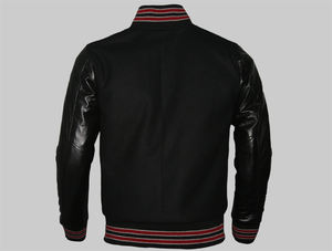 Chaqueta Universitaria Lethermen Personalizada de Invierno, 100% Lana, con Parche Bordado en Chenilla, Chaqueta de Béisbol Lisa para Hombre, Chaqueta Universitaria Letherman - Product Image 2